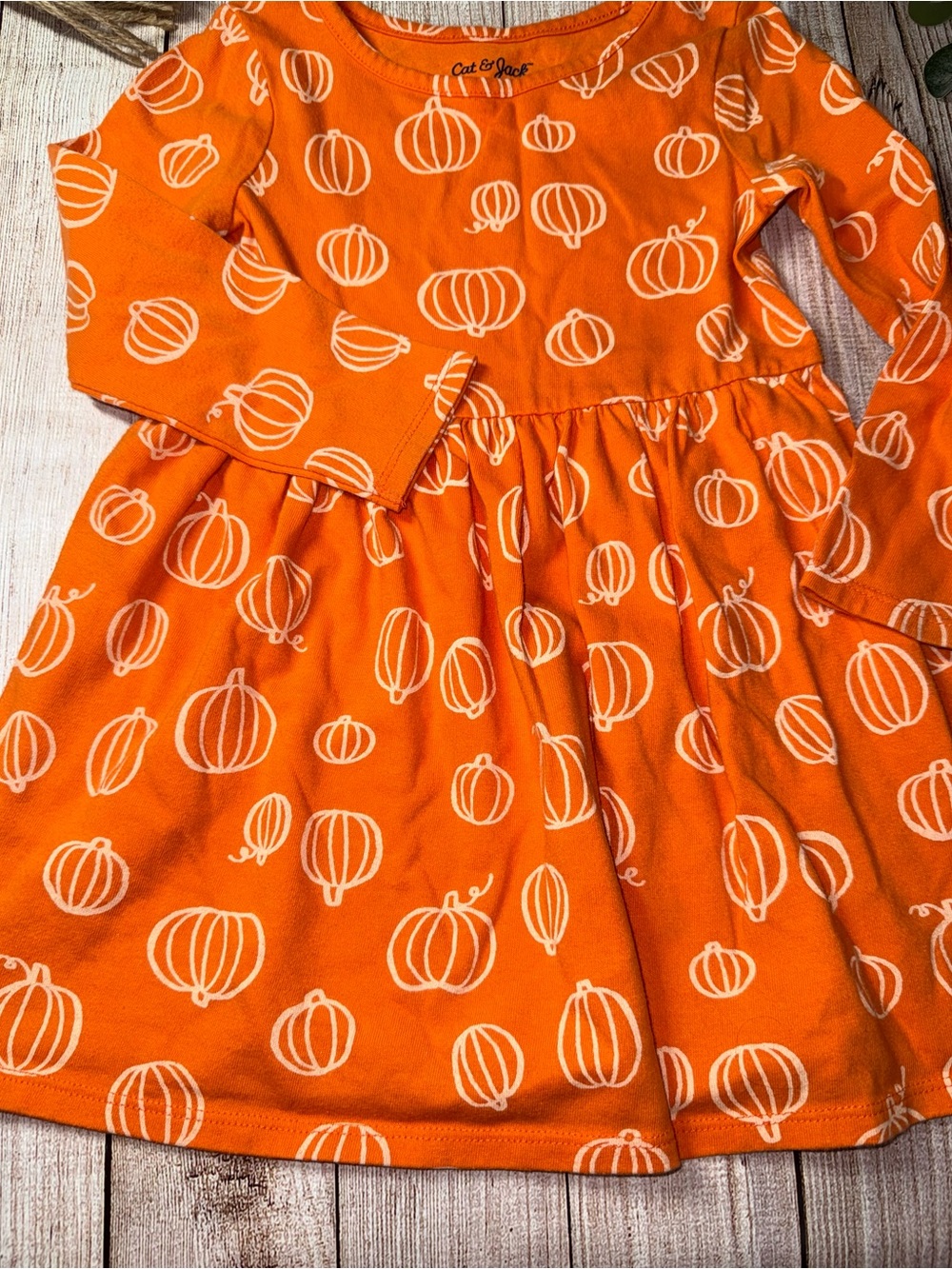 Cat & Jack | pumpkin dress - Picture 2 of 5